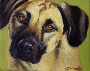 oil dog portraits by commission